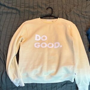 Cotopaxi Yellow Crewneck Sweatshirt